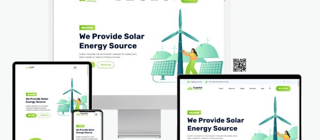 Top Wind & Solar Energy Website Templates for 2023